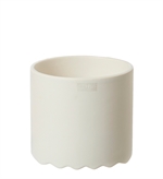 Lübech Living Wave blomsterpotte 11 cm hvid - Tinashjem